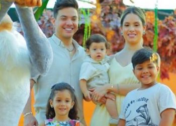 Wesley Safadão e Thyane Dantas comemoram 1 ano do caçula Dom com festa temática