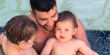 Confira os melhores momentos de Gusttavo Lima com os filhos