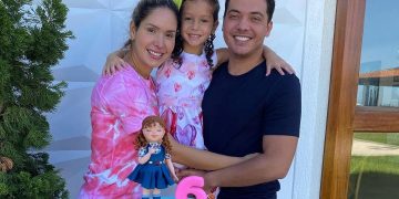Wesley Safadão comemora aniversário de seis anos da filha Ysis