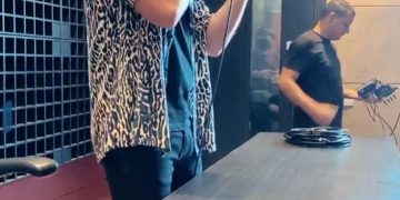 Jonas Esticado grava música com Wesley Safadão