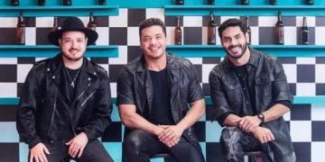 Israel e Rodolffo gravam clipe em Fortaleza com Wesley Safadão; veja imagens