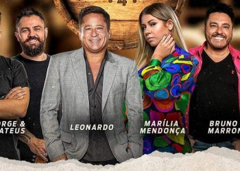 Marília Mendonça, Leonardo, Jorge & Mateus e Bruno & Marrone anunciam live juntos; saiba mais