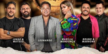 Marília Mendonça, Leonardo, Jorge & Mateus e Bruno & Marrone anunciam live juntos; saiba mais