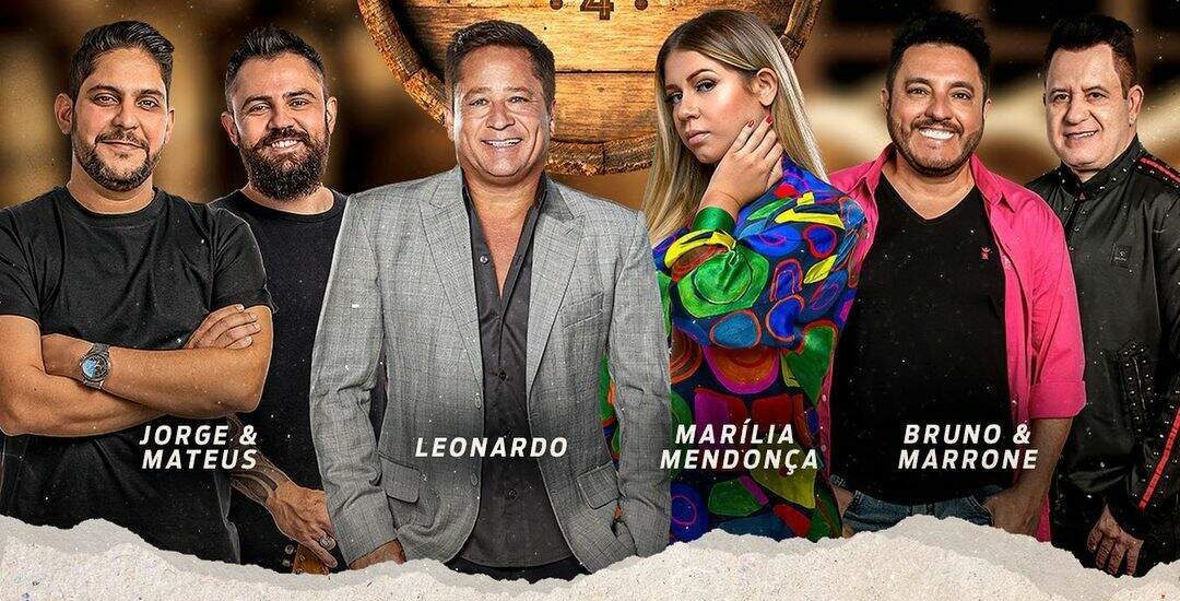 Mar lia Mendon a Leonardo Jorge Mateus E Bruno Marrone Anunciam 