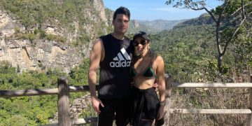 Paulo Sérgio e esposa Larissa Porto desfrutam dos encantos da Chapada dos Veadeiros