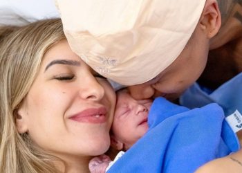 Nasce Liz: primeira filha de Léo Santana e Lore Improta; confira