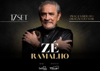 Zé Ramalho apresenta show com seus maiores sucessos em Fortaleza