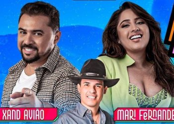 Xand Avião e Mari Fernandez realizam show juntos em Limoeiro do Norte