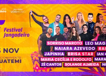 Festival Jangadeiro traz shows de Naiara Azevedo, Sorriso Maroto, Solange Almeida e muito mais em Fortaleza.