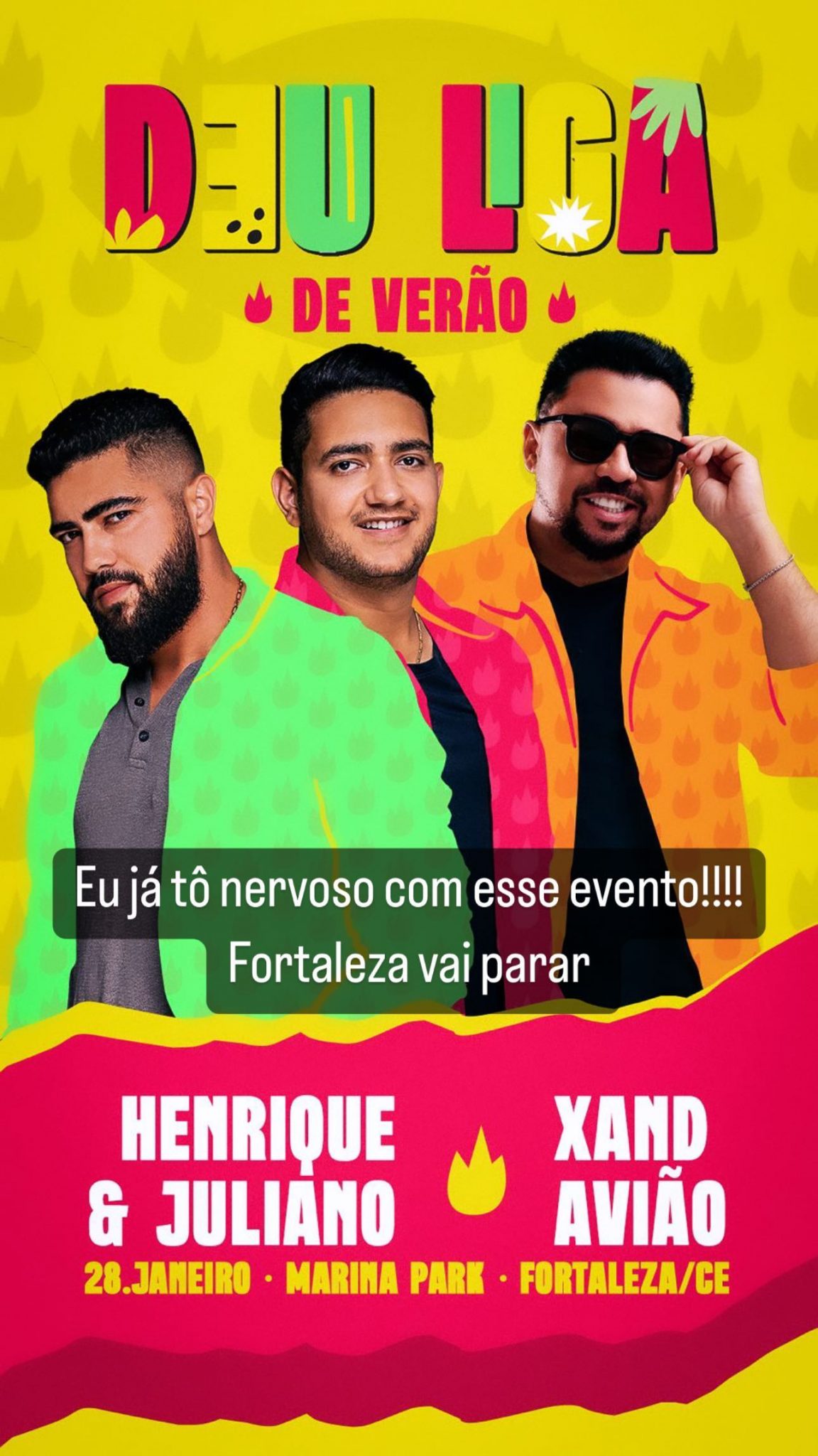 Henrique e Juliano realizam show em Fortaleza no primeiro semestre de
