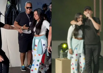 João Gomes declara amor por Ary Mirelle em show de Chico César e Geraldo Azevedo; artistas farão o “Arraiá do Amor” dia 17 de junho, em Fortaleza