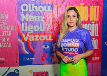 Vice-Governadora Jade Romero lança campanha contra a importunação sexual no Fortal 2023