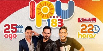 Ipu celebra 183 anos com programação que inclui show de Zezé di Camargo e Luciano; confira todas as atrações