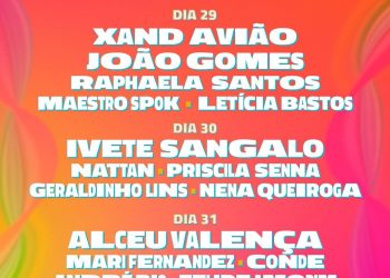 Com Ivete Sangalo, João Gomes e Alceu Valença, réveillon de Recife terá três dias de festa
