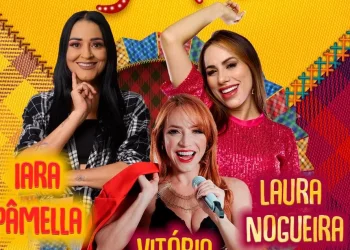 Arraiazim Goxtoso chega ao Naútico com Vitória Fernandez, Iara Pamella e Laura Nogueira