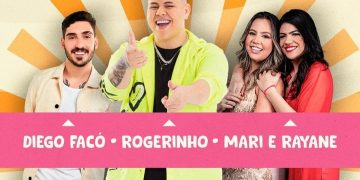 Arraiá do Orla recebe shows de Diego Facó, Rogerinho e Mari & Rayane