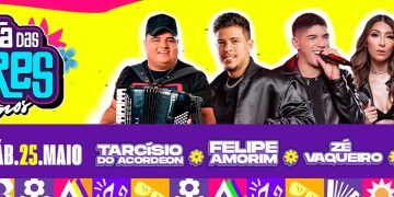 Saiba tudo sobre a Festa das Flores de Itapipoca, que comemora 65 anos com shows de Felipe Amorim, Galícia Cruz, Tarcísio do Acordeon e Zé Vaqueiro