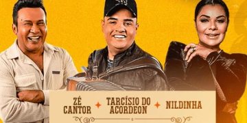 Zé Cantor, Tarcísio do Acordeon e Nildinha agitam vaquejada no Parque Haras Martins em Tabuleiro do Norte; saiba quando