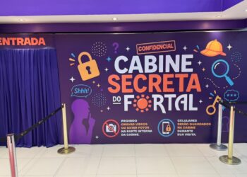 Fortal realiza experiência imersiva na Cabine Secreta no RioMar Fortaleza